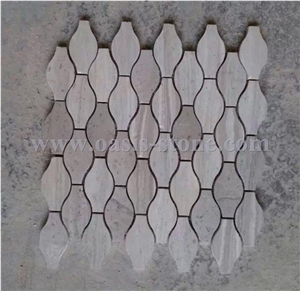 Gray Wood Grain Sandstone Mosaic
