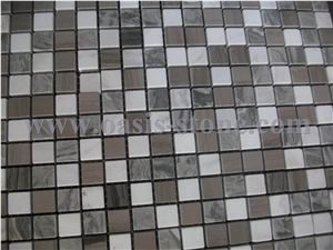 Gray Wood Grain Sandstone Mosaic