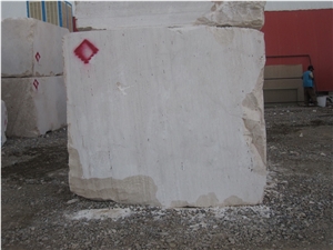 Iran White Travertine Block