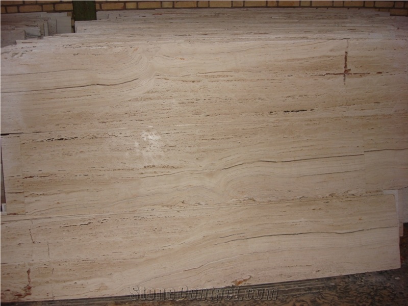 Iran White Travertine Block