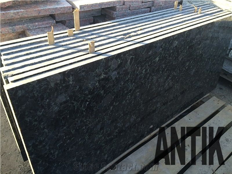 Slabs from Labradorite Granite, Ukraine Blue Night Granite