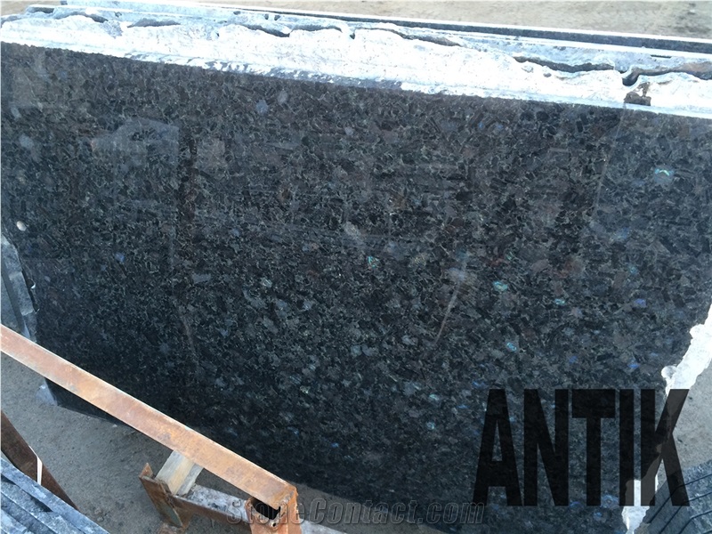 Slabs from Labradorite Granite, Ukraine Blue Night Granite