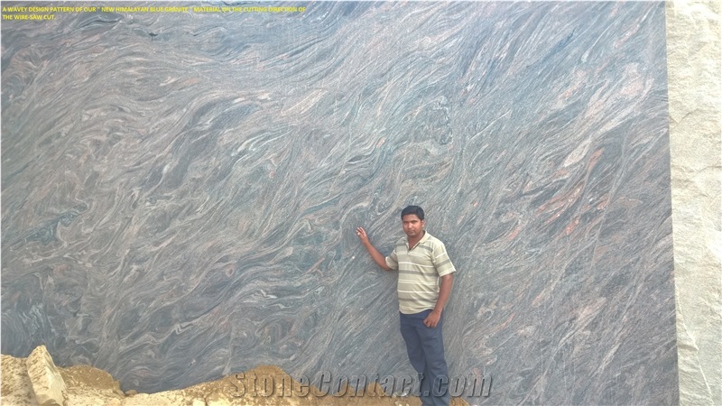 Himalayan Blue, Multicolor Granite Blocks, India Multicolor Granite Block