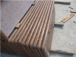 Fargo G4562,Cenxi Red Grantite,Maple Leaf Red Granite Steps +Threshold
