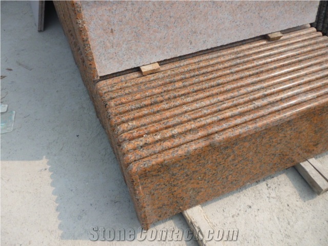 Fargo G4562,Cenxi Red Grantite,Maple Leaf Red Granite Steps +Threshold