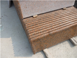 Fargo G4562,Cenxi Red Grantite,Maple Leaf Red Granite Steps +Threshold