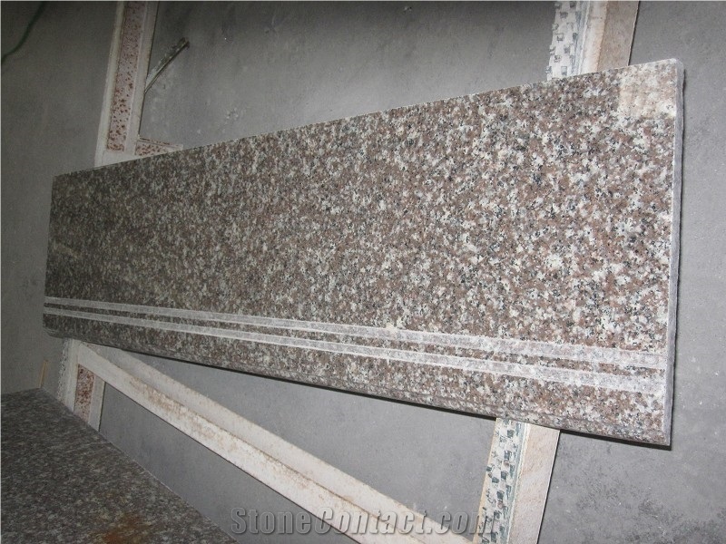 Fargo Granite Stair G664/Luoyuan Red Steps Polished Stair Treads Staircase Stair Threshold Stair Riser
