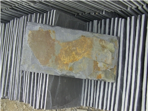 Fargo Multi-Color Mushroom Wall Cladding Stone Rusty Slate Mushroomed Wall Tiles, Jiangxi Multicolor Slate Mushroom Wall Cladding