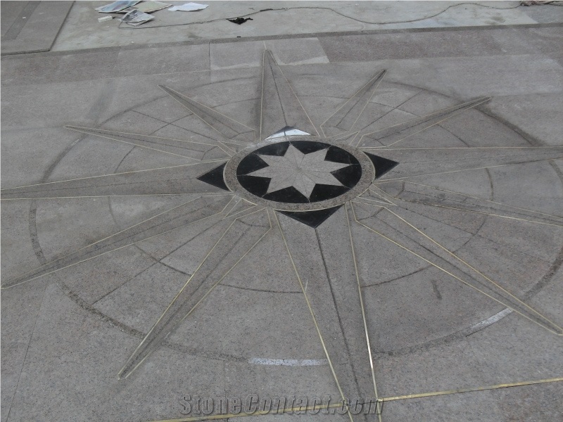 Fargo Project Crema Marfil Marble Waterjet Medallions Carpet Medallions,Floor Medallions,Square Medallions