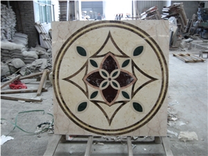 Fargo Project Marble Waterjet Medallions,Carpet Medallions Floor Medallions Square Medallions