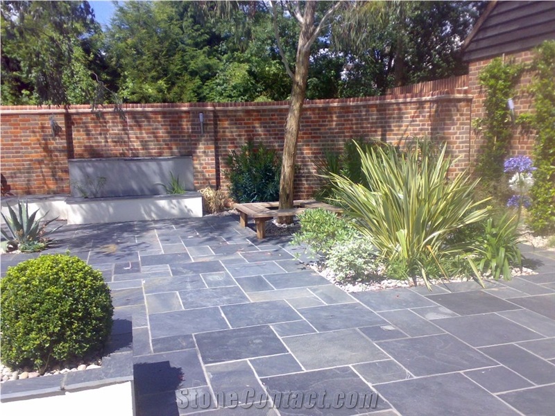 Fargo Slate Tiles for Flooring/Walling Chinese Black Slate Tiles,Xingzi Black Slate