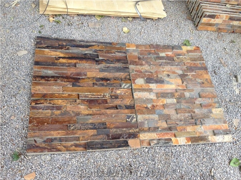 Lw-012, Brown Slate Cultured Stone