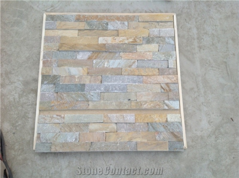 Lw-015, Beige Quartzite Cultured Stone