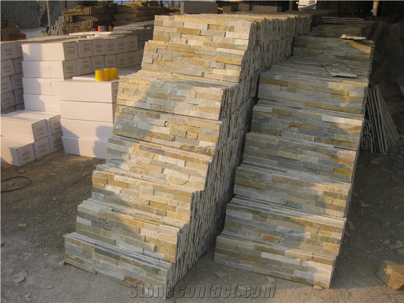 Lw-015, Beige Quartzite Cultured Stone