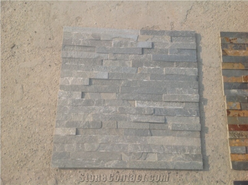 Lw-019, Grey Slate Cultured Stone