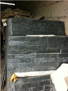Lw-020, Black Quartzite Cultured Stone