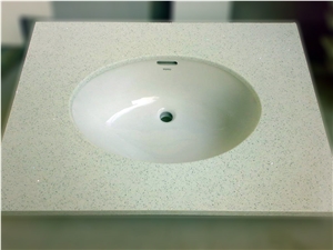 White Quartz Vanities