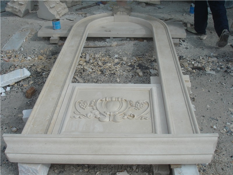 Beige Marble Window Surround in Custom Size