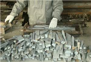 Black Quartzite Stone Veneer, Cultured Stone, Wall Cladding