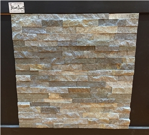 Blue Quartzite Cultured Stone, Wall Stone Panel, Stacked Stone Veneer