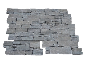 Cement Slate Ledge Stone Wall Cladding Panel, Grey Cultured Slate Stone Wall Panel