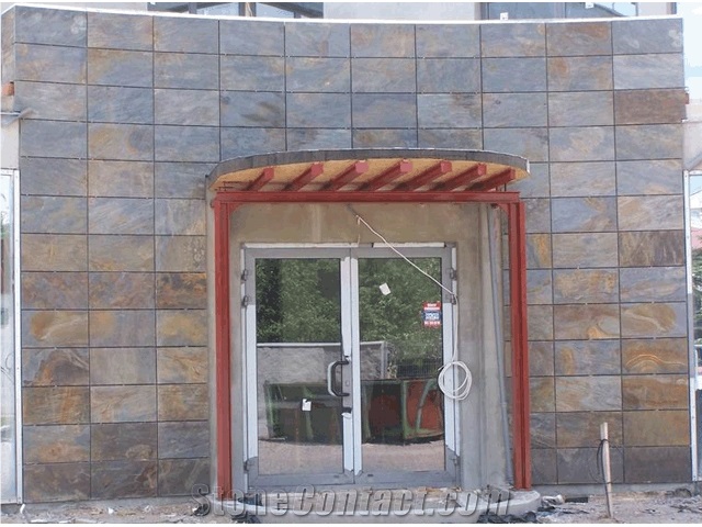 China Rusty Slate Tiles, China Brown Slate