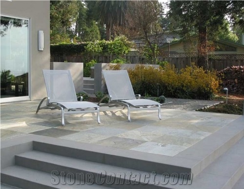 China White Gold Quartzite Tiles
