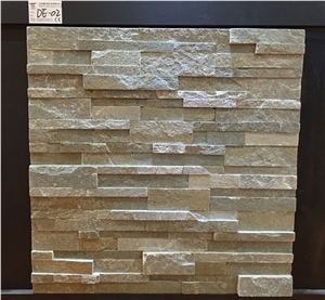 De-02 Green Quartzite Wall Cladding, Ledge Stone