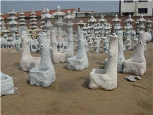 Granite Tree Fountain Grey Granite Fountain Sculptured Handcarved