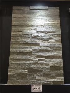 Green Quartzite Mini Panel Cultured Stone, Ledge Stone, Wall Cladding