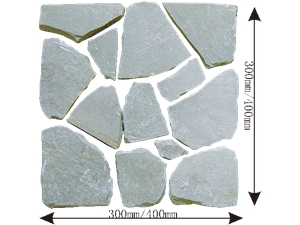 Grey Chinese Slate Random Flagstone Mats