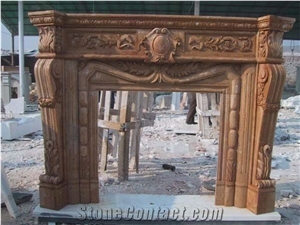 Hand Carved Marble Fireplace Surround Mantel Brown Marble Fireplace Hand Carved Marble Fireplace Surround Mantel Brown Marble Fireplace