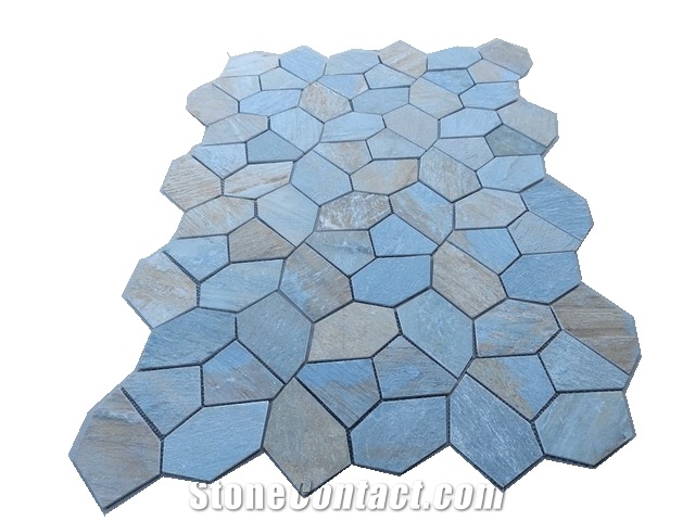 Natural Multicolor Slate Flagstone Flagmat