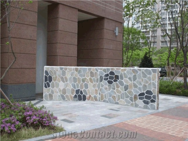 Natural Slate Flagstone Flagmat, Flag Mat Stone