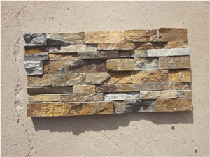 Rusty Cultured Stone, Wall Cladding, Stacked Stone Veneer
