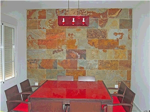 Rust Slate Tiles, China Brown Slate