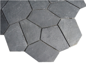 Type D-010 Natural Dark Grey Random Flagstone Flagmat Type D-010 Natural Dark Grey Random Flagstone Flagmat
