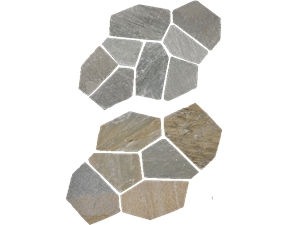 Type D-013 Natural Dark Grey Random Flagstone Flagmat