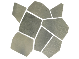 Type D-03 Natural Green Flagstone Flagmat