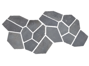 Type D-08 Natural Dark Grey Random Flagstone Flagmat Type D-08 Natural Dark Grey Random Flagstone Flagmat