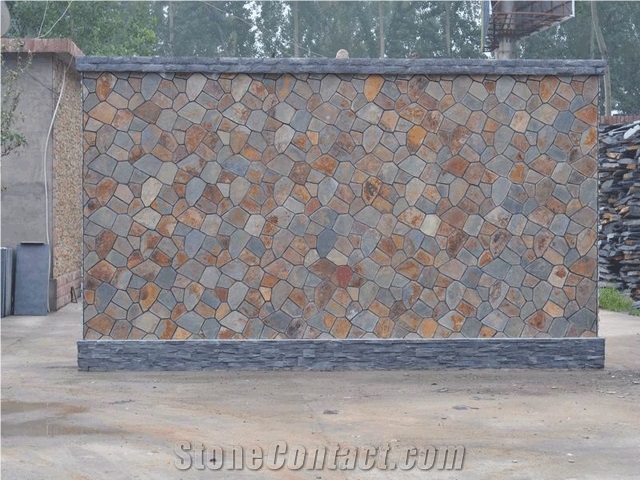 Type L-011 Natural Grey Slate Flagstone Flagmat