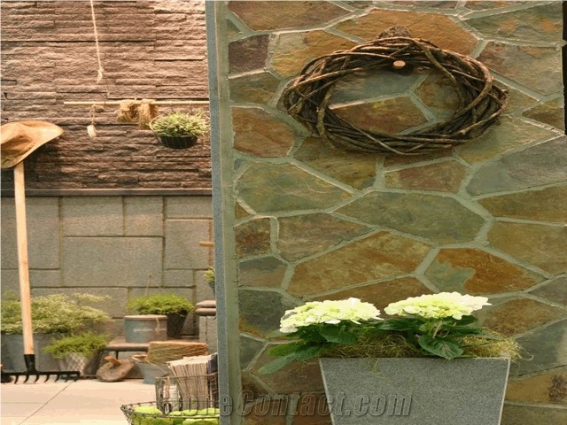 Type L-011 Natural Grey Slate Flagstone Flagmat