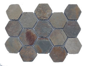 Type L-012 Natural Multicolor Slate Flagstone Flagmat