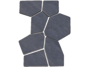 Type L-017 Natural Black Slate Flagstone Flagmat Type L-017 Natural Black Slate Flagstone Flagmat