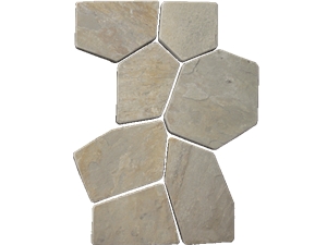 Type L-07 Natural Yellow Slate Flagstone Flagmat
