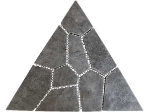 Type M-012 Natural Dark Grey Slate Flagstone Flagmat