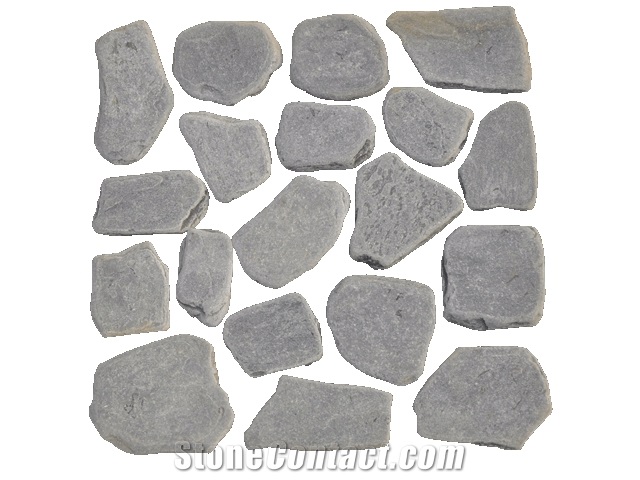 Type M-02 Natural Grey Slate Flagstone Flagmat