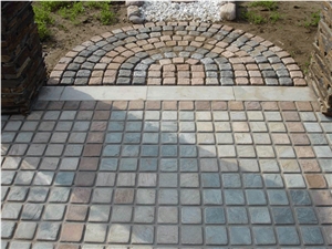 Type M-02 Natural Grey Slate Flagstone Flagmat