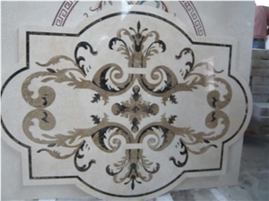 Water Jet Marble Medallion
