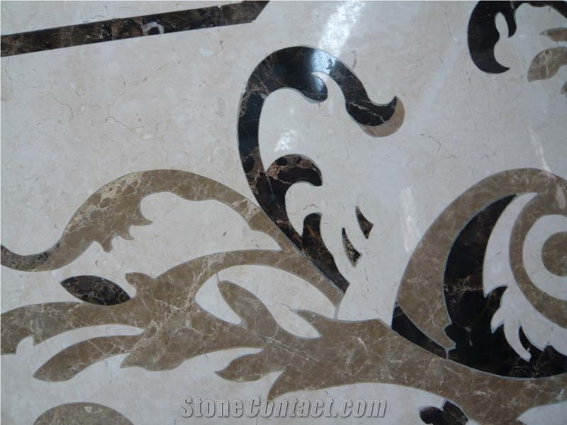 Water Jet Marble Medallion